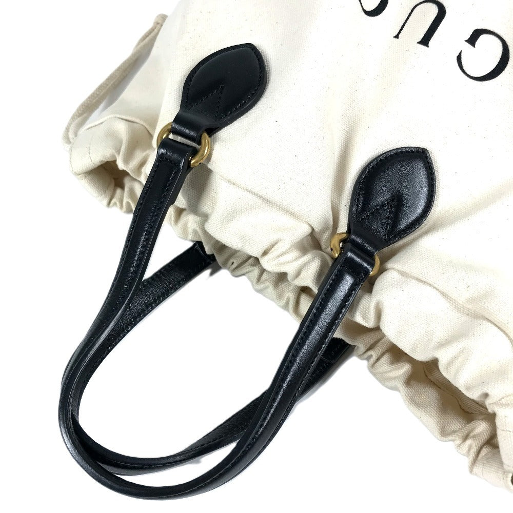 GUCCI 552403 Flower Flora Chateau Marmont Bolso de mano con cordón Bolso de mano Bolso de hombro con cordón Bolso de hombro Cuero/Lona Unisex Blanco