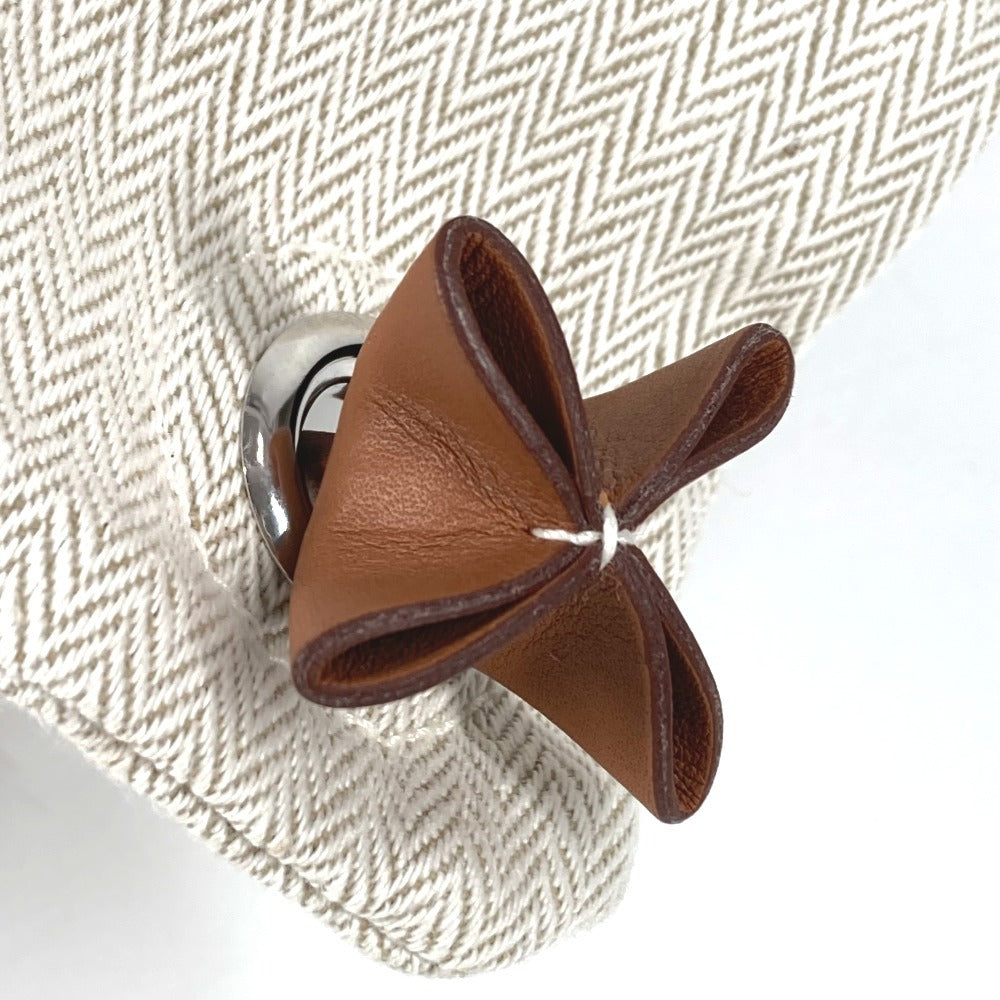 HERMES Logo Sack Aline MM Sack Aline MM Bag Rucksack Toile Chevron Unisex Beige