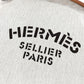 HERMES Logo Sack Aline MM Sack Aline MM Bag Rucksack Toile Chevron Unisex Beige