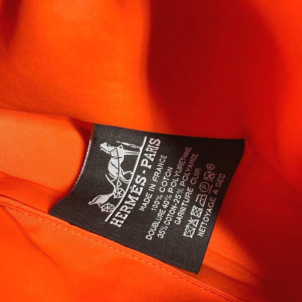 HERMES ボリードポーチ ミニミニ メイクポーチ 化粧ポーチ ポーチ コットン ユニセックス ハイビスカス ピンク