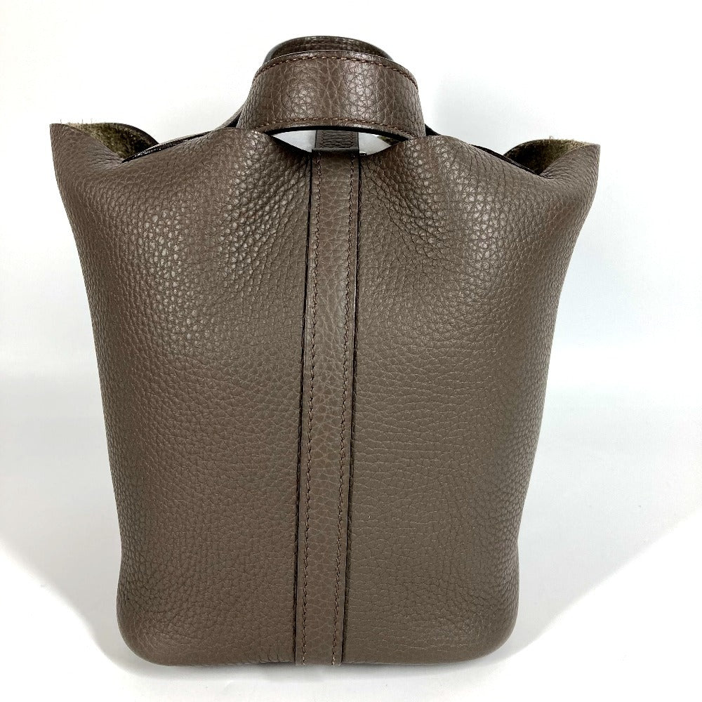 HERMES ピコタンロックPM ピコタン ロック PM トートバック カバン バック ハンドバッグ トリヨンクレマンス レディース エタン グレー