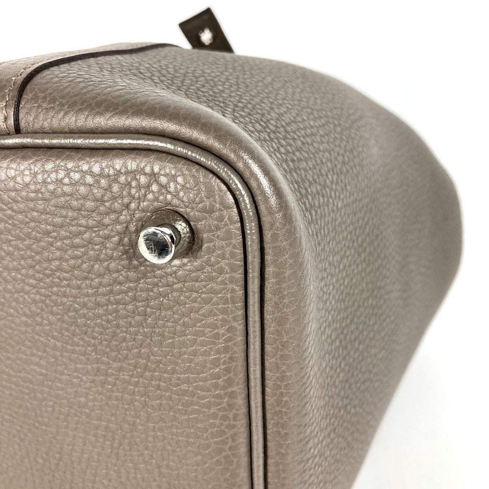 HERMES ピコタンロックPM ピコタン ロック PM トートバック カバン バック ハンドバッグ トリヨンクレマンス レディース エタン グレー