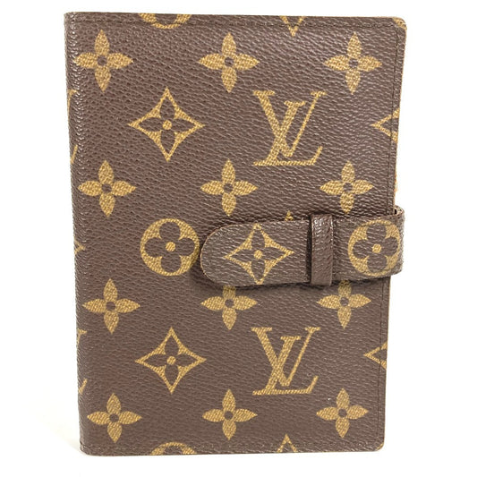 Louis Vuitton M58817 Monogram Model Lama Pochette Photo Case Dengan Pocket Photo Photo Notebook Cover Monogram Canvas Unisex Brown