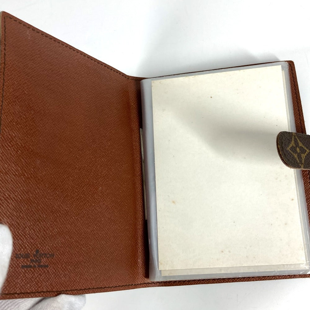 Louis Vuitton M58817 Monogram Model Lama Pochette Photo Case Dengan Pocket Photo Photo Notebook Cover Monogram Canvas Unisex Brown