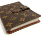 Louis Vuitton M58817 Monogram Model Lama Pochette Photo Case Dengan Pocket Photo Photo Notebook Cover Monogram Canvas Unisex Brown