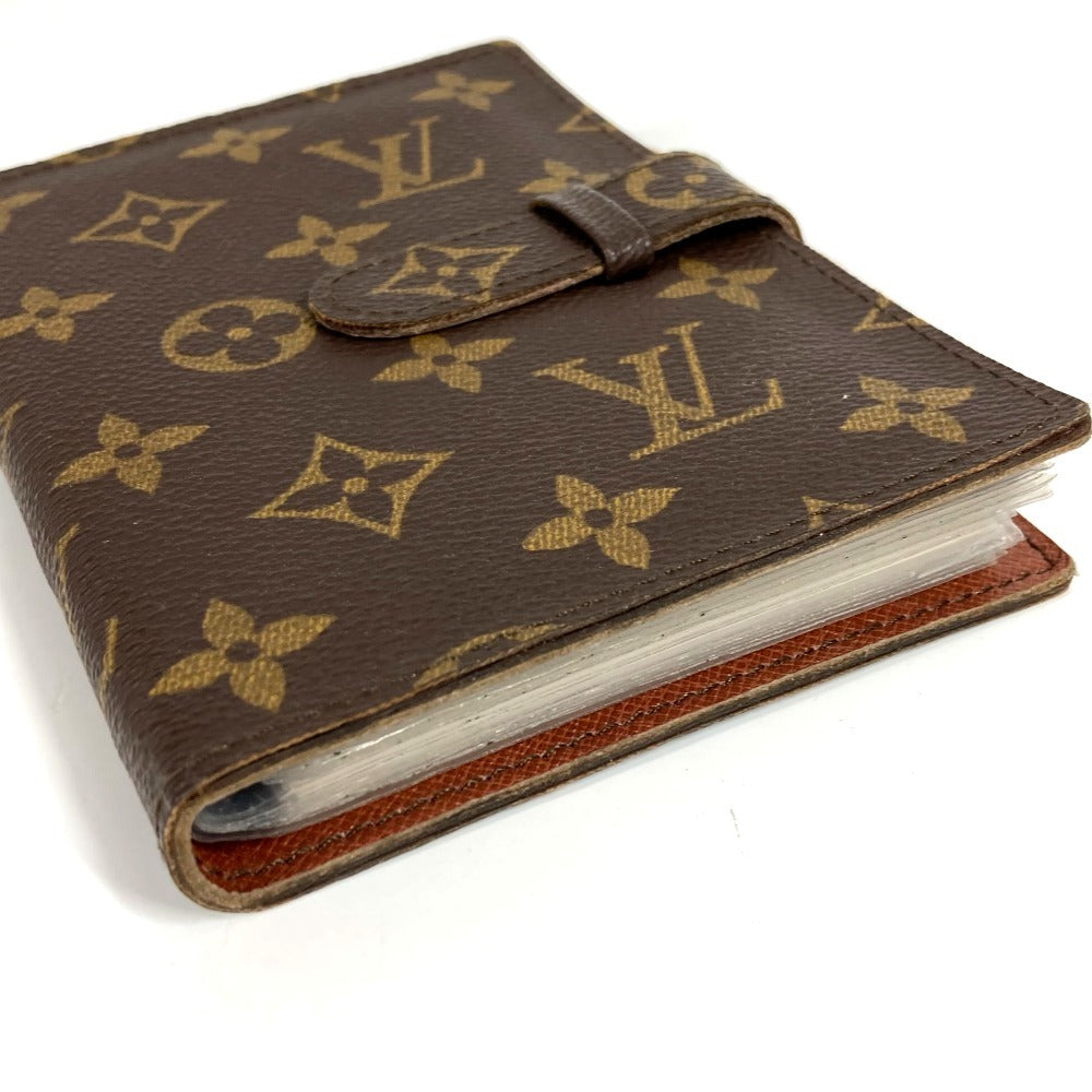 Louis Vuitton M58817 Monogram Model Lama Pochette Photo Case Dengan Pocket Photo Photo Notebook Cover Monogram Canvas Unisex Brown