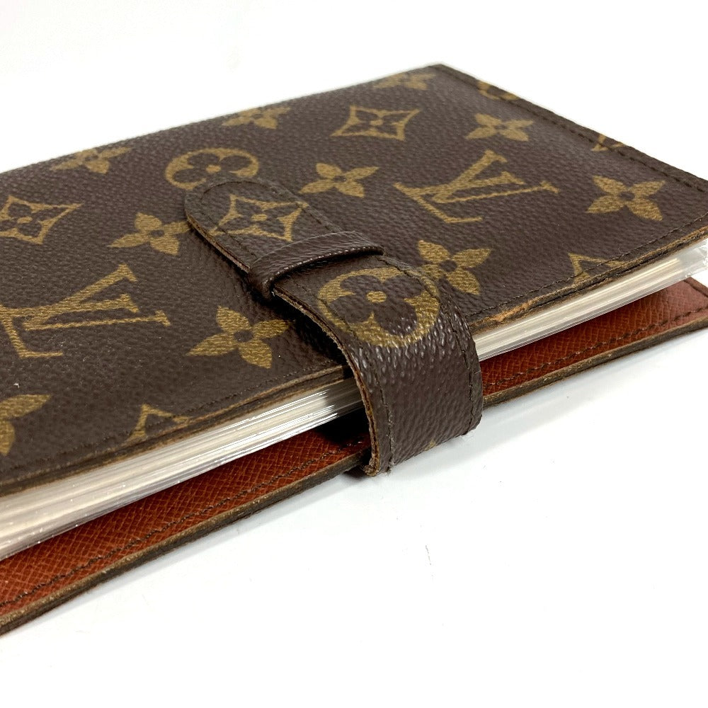 Louis Vuitton M58817 Monogram Model Lama Pochette Photo Case Dengan Pocket Photo Photo Notebook Cover Monogram Canvas Unisex Brown
