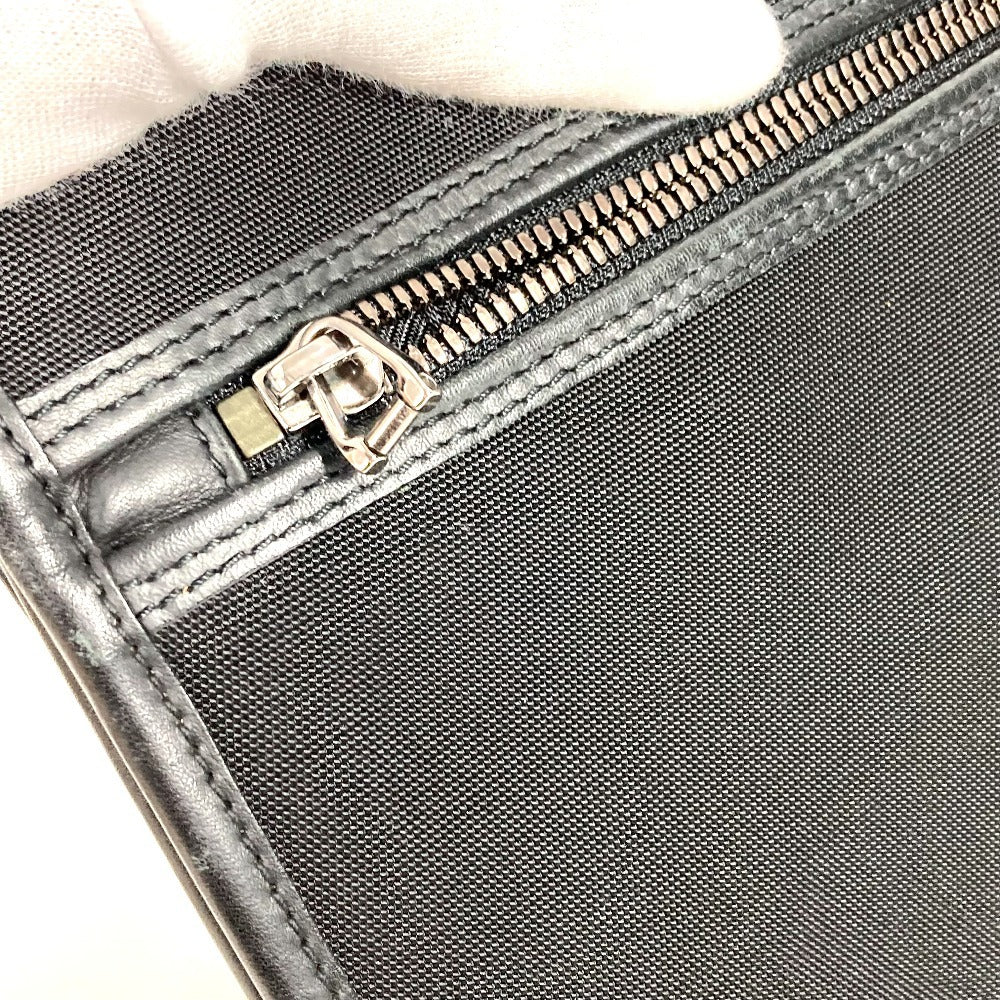 GUCCI 108841 Logo Bag Pouch Second Bag Document Bag Clutch Bag Nylon/Leather Unisex Black