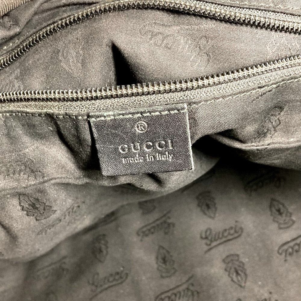 GUCCI 201480 GG Implement Logo Bag Tote Bag Handbag Document Bag Business Bag GG Implement Unisex Black