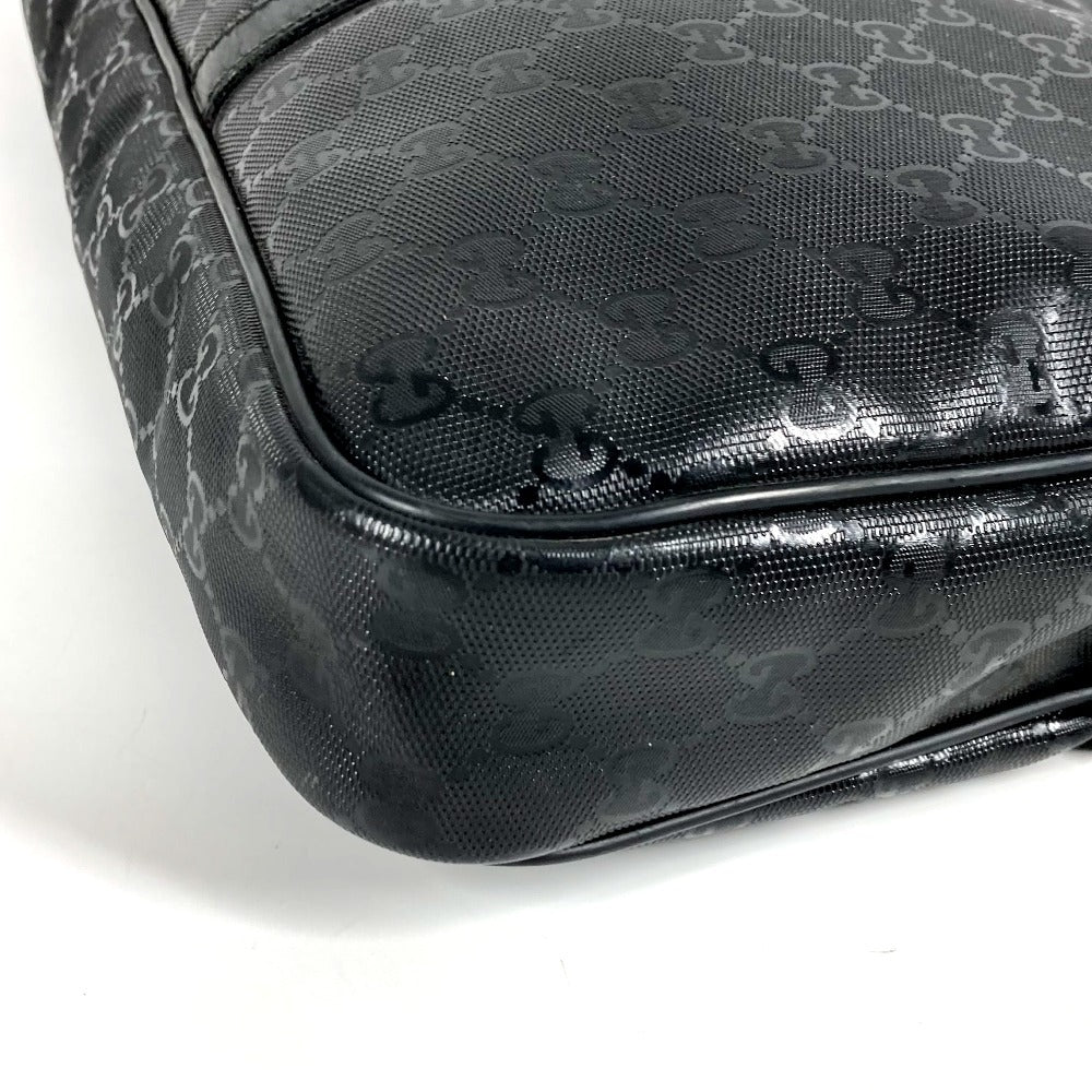 GUCCI 201480 GG Implement Logo Bag Tote Bag Handbag Document Bag Business Bag GG Implement Unisex Black