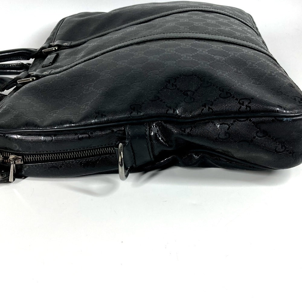 GUCCI 201480 GG Implement Logo Bag Tote Bag Handbag Document Bag Business Bag GG Implement Unisex Black