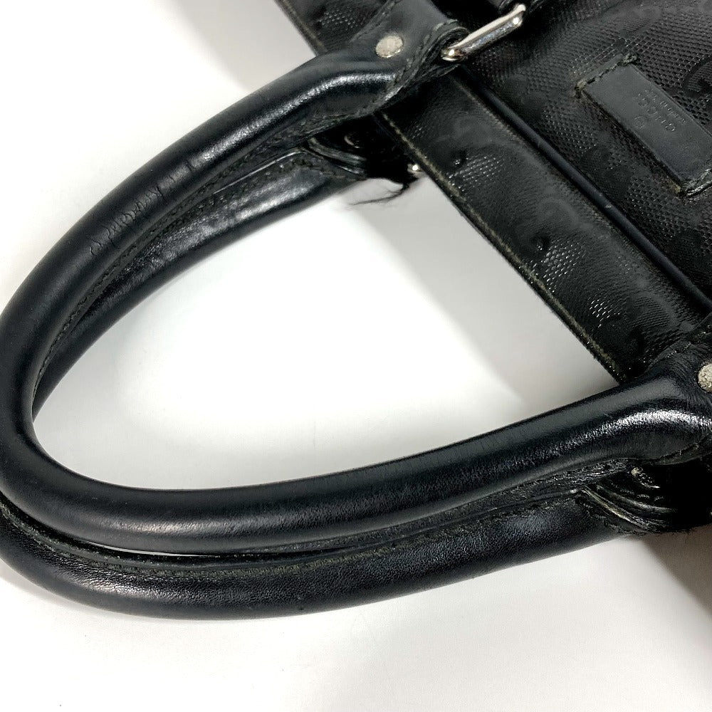 GUCCI 201480 GG Implement Logo Bag Tote Bag Handbag Document Bag Business Bag GG Implement Unisex Black