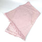 HERMES Stole "New Libris" Shawl Fringe Muffler Stole Cashmere Unisex Rose Pearl Pink