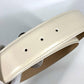 BVLGARI BVLGARI Logo Bottoms Belt Accessory Buckle Belt Belt Leather Men's White