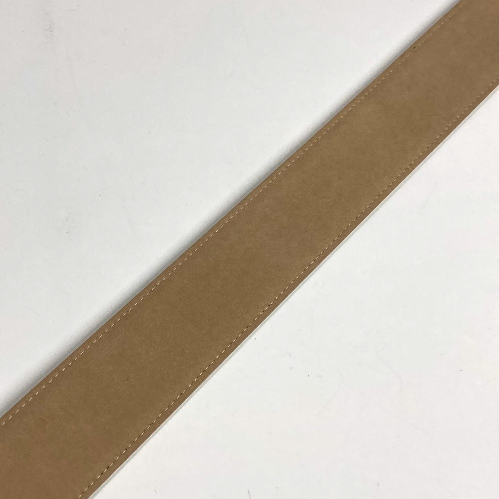 BVLGARI BVLGARI Logo Bottoms Belt Accessory Buckle Belt Belt Leather Men's White