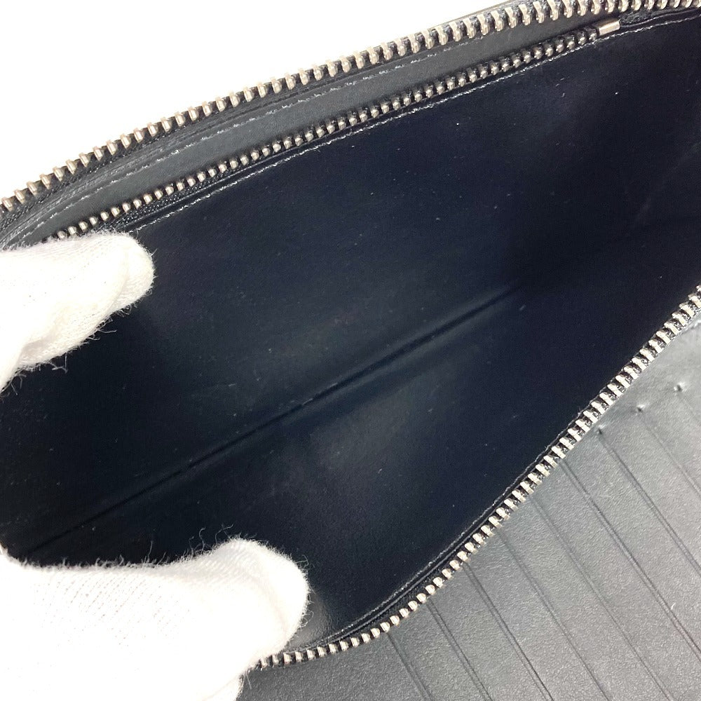 LOUIS VUITTON N63548 Damier Infini Zippy Wallet Vertical Long Wallet Round Zipper Long Wallet Damier Infini Leather Unisex Onyx Black