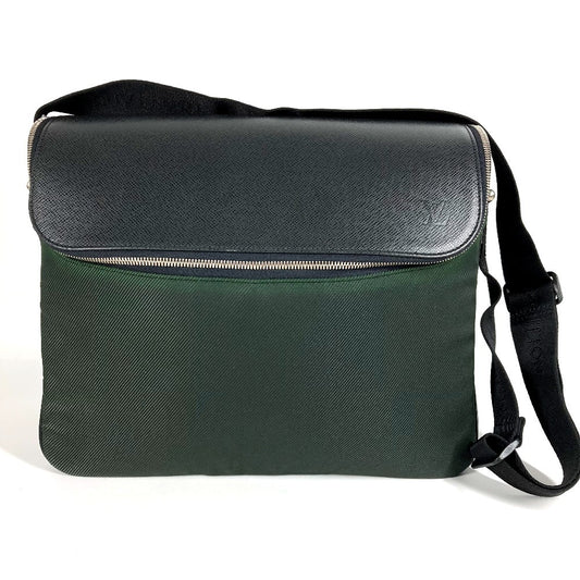 LOUIS VUITTON M30862 Bolso Taiga Taimir Bolso bandolera Taiga Cuero Hombre Ardoise Caqui