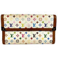 LOUIS VUITTON M92659 モノグラムマルチカラー ポルトトレゾールインターナショナル ロングウォレット 3つ折り 長財布 モノグラムマルチカラーキャンバス ユニセックス ホワイト