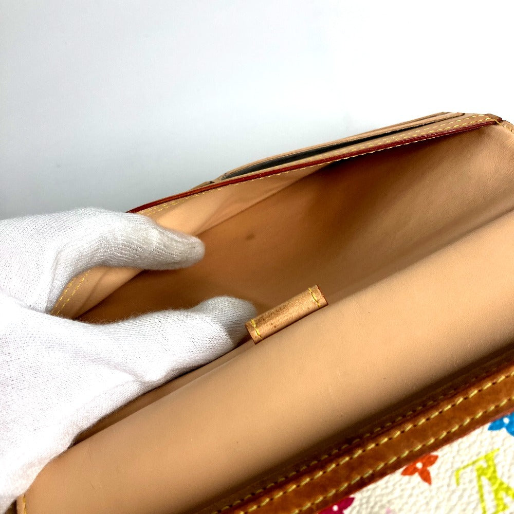 LOUIS VUITTON M92659 モノグラムマルチカラー ポルトトレゾールインターナショナル ロングウォレット 3つ折り 長財布 モノグラムマルチカラーキャンバス ユニセックス ホワイト