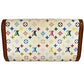 LOUIS VUITTON M92659 モノグラムマルチカラー ポルトトレゾールインターナショナル ロングウォレット 3つ折り 長財布 モノグラムマルチカラーキャンバス ユニセックス ホワイト