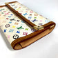 LOUIS VUITTON M92659 モノグラムマルチカラー ポルトトレゾールインターナショナル ロングウォレット 3つ折り 長財布 モノグラムマルチカラーキャンバス ユニセックス ホワイト