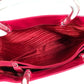PRADA Plastic Handle Triangle Logo Triangle Logo Plate Tote Bag Bag Handbag Enamel Women's Pink