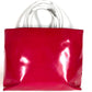 PRADA Plastic Handle Triangle Logo Triangle Logo Plate Tote Bag Bag Handbag Enamel Women's Pink