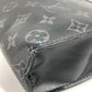 LOUIS VUITTON M61692 Monogram Eclipse Pochette Voyage MM Bag Pouch Second Bag Clutch Bag Monogram Eclipse Canvas Unisex Black