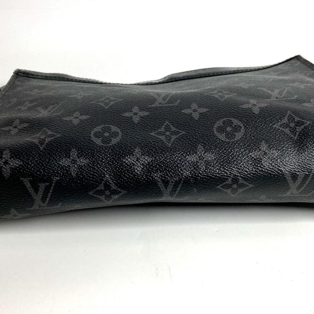 LOUIS VUITTON M61692 Monogram Eclipse Pochette Voyage MM Bag Pouch Second Bag Clutch Bag Monogram Eclipse Canvas Unisex Black