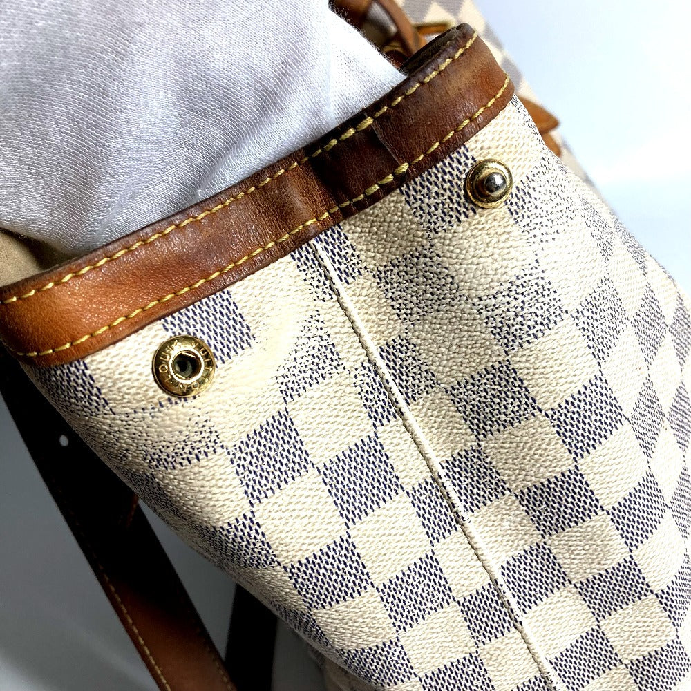 LOUIS VUITTON N51206 Damier Azur Hampstead MM Hampstead MM Bag Tote Bag Shoulder Bag Damier Azur Canvas Women's White