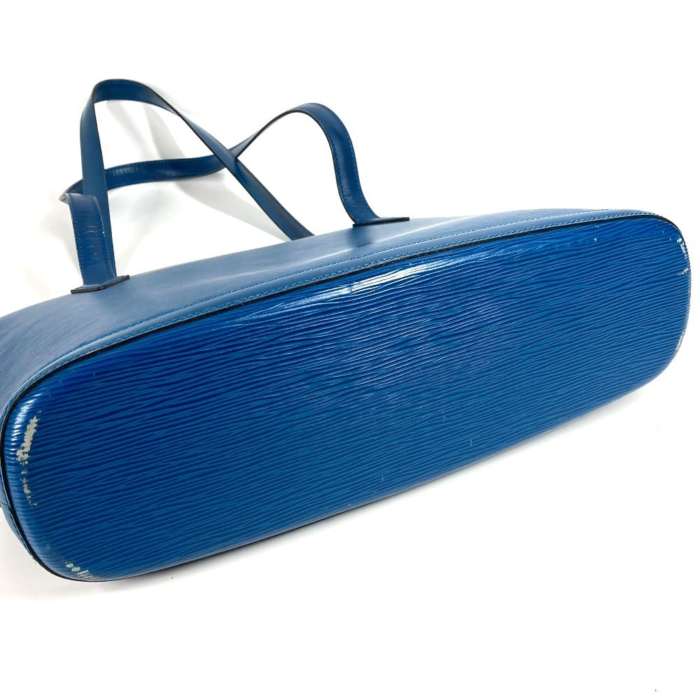 LOUIS VUITTON M52285 Epi Rusac 백 숄더 토트 백 숄더백 Epi 가죽 여성 톨레도 블루 블루
