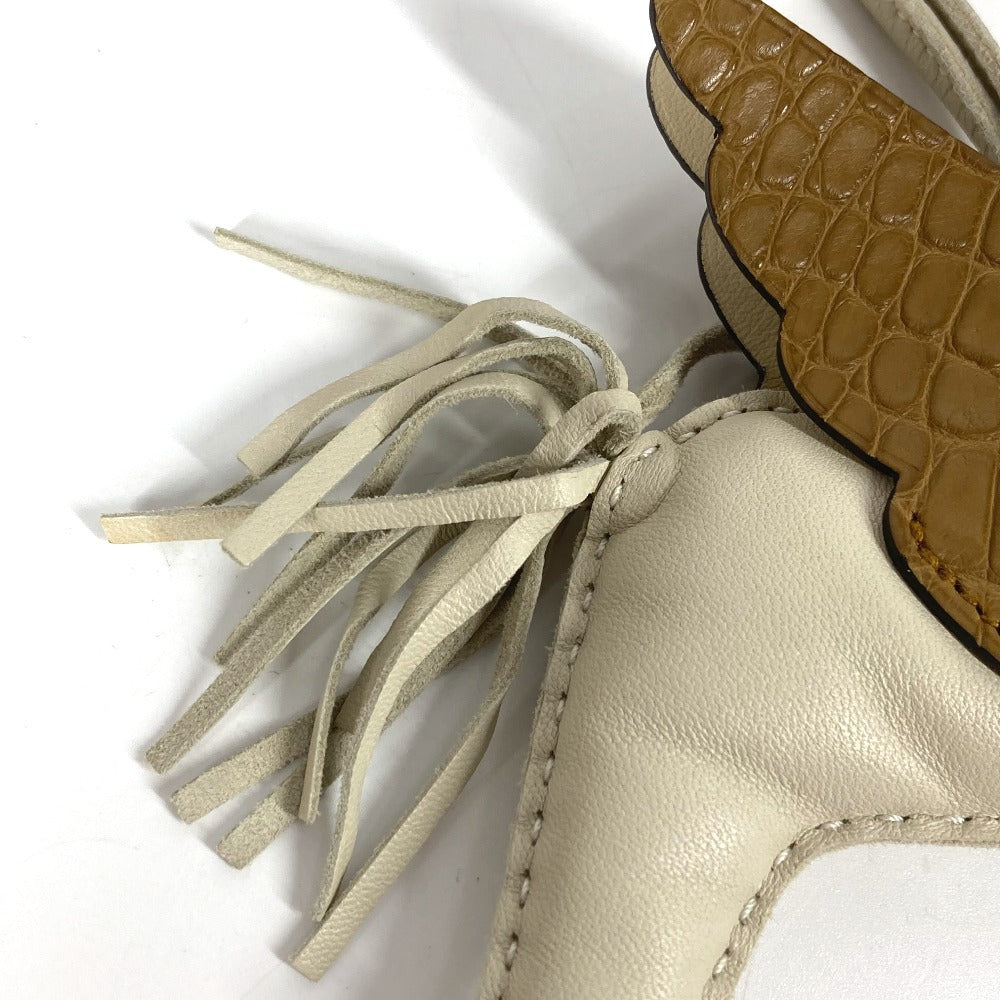 HERMES ロデオ ペガサス タッチ MM バッグチャーム 馬 チャーム アニョーミロ ユニセックス クレ/クラフト ホワイト系 - brandshop-reference
