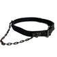 LOUIS VUITTON M0179V Monogram Eclipse Suntulle Signature Chain 35MM Chain Belt Monogram Eclipse Canvas Men's Black