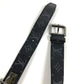 LOUIS VUITTON M0179V Monogram Eclipse Suntulle Signature Chain 35MM Chain Belt Monogram Eclipse Canvas Men's Black