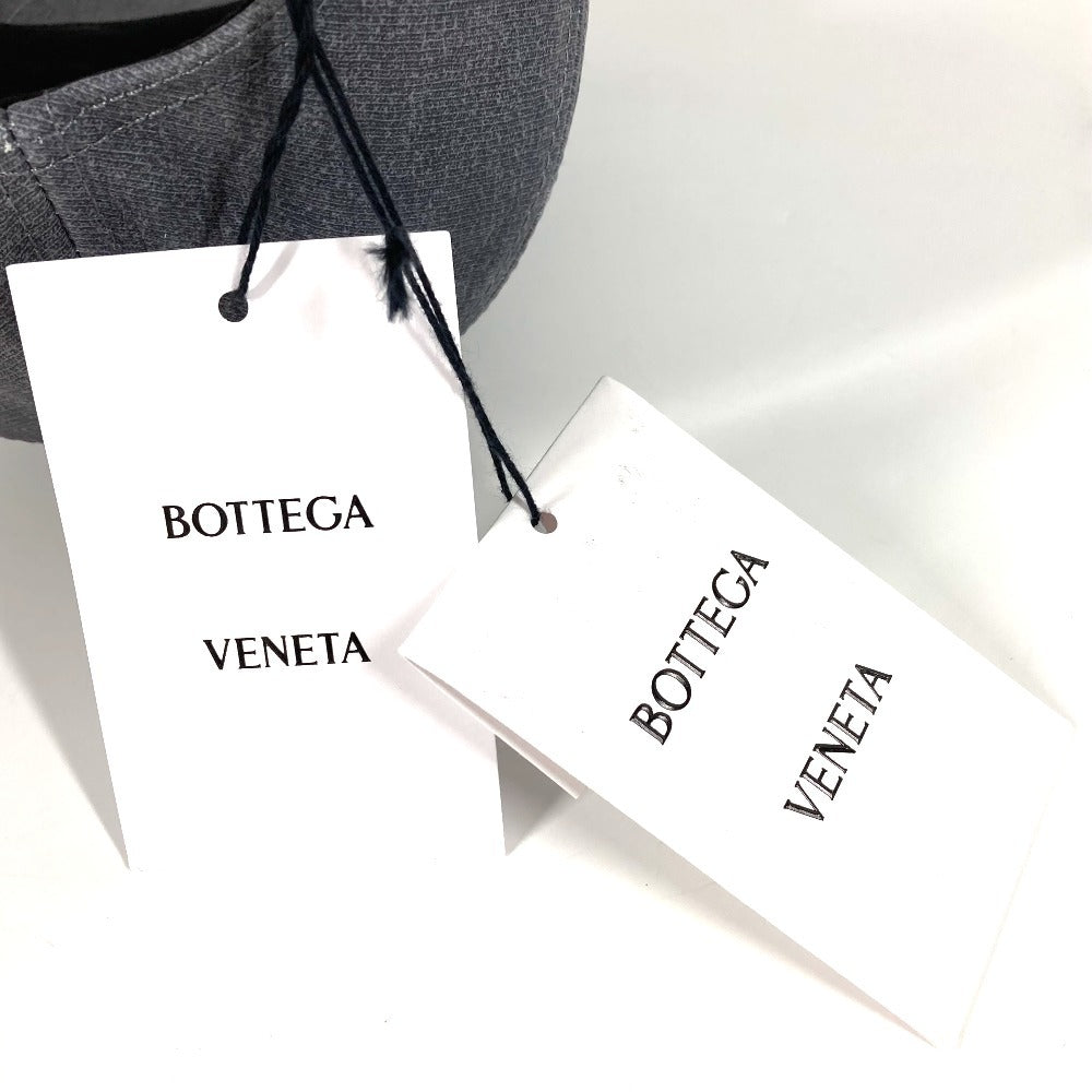 BOTTEGA VENETA 739329 BV Logo Hat Cap Baseball Cap Polyester Unisex Gray