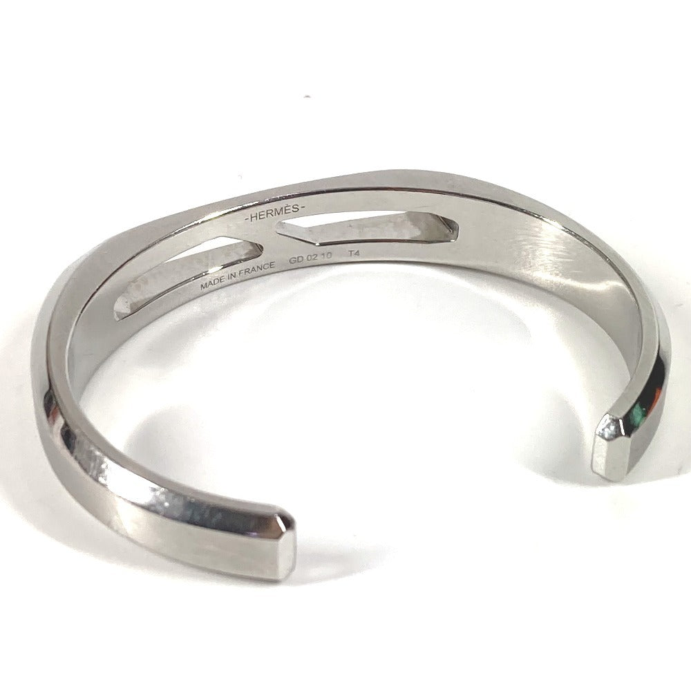HERMES Delta Cuff Bangle Accessory Bangle SS Women's Silver