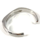 HERMES Delta Cuff Bangle Accessory Bangle SS Women's Silver