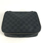 LOUIS VUITTON N40182 ダミエグラフィット キューブランジュモンMM トラベルグッズ トラベルケース ポーチ ダミエグラフィットキャンバス ユニセックス ブラック