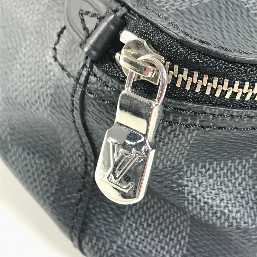 LOUIS VUITTON N40182 ダミエグラフィット キューブランジュモンMM トラベルグッズ トラベルケース ポーチ ダミエグラフィットキャンバス ユニセックス ブラック