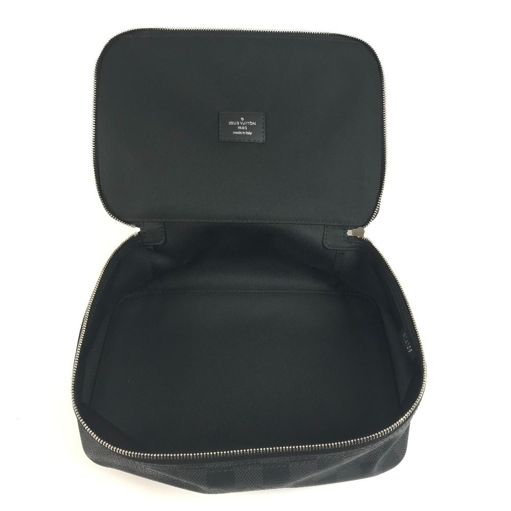 LOUIS VUITTON N40182 ダミエグラフィット キューブランジュモンMM トラベルグッズ トラベルケース ポーチ ダミエグラフィットキャンバス ユニセックス ブラック