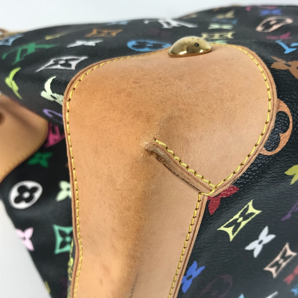 LOUIS VUITTON M40124 モノグラムマルチカラー ウルスラ カバン 肩掛け トートバッグ ショルダーバッグ モノグラムマルチカラーキャンバス ユニセックス ノワール ブラック