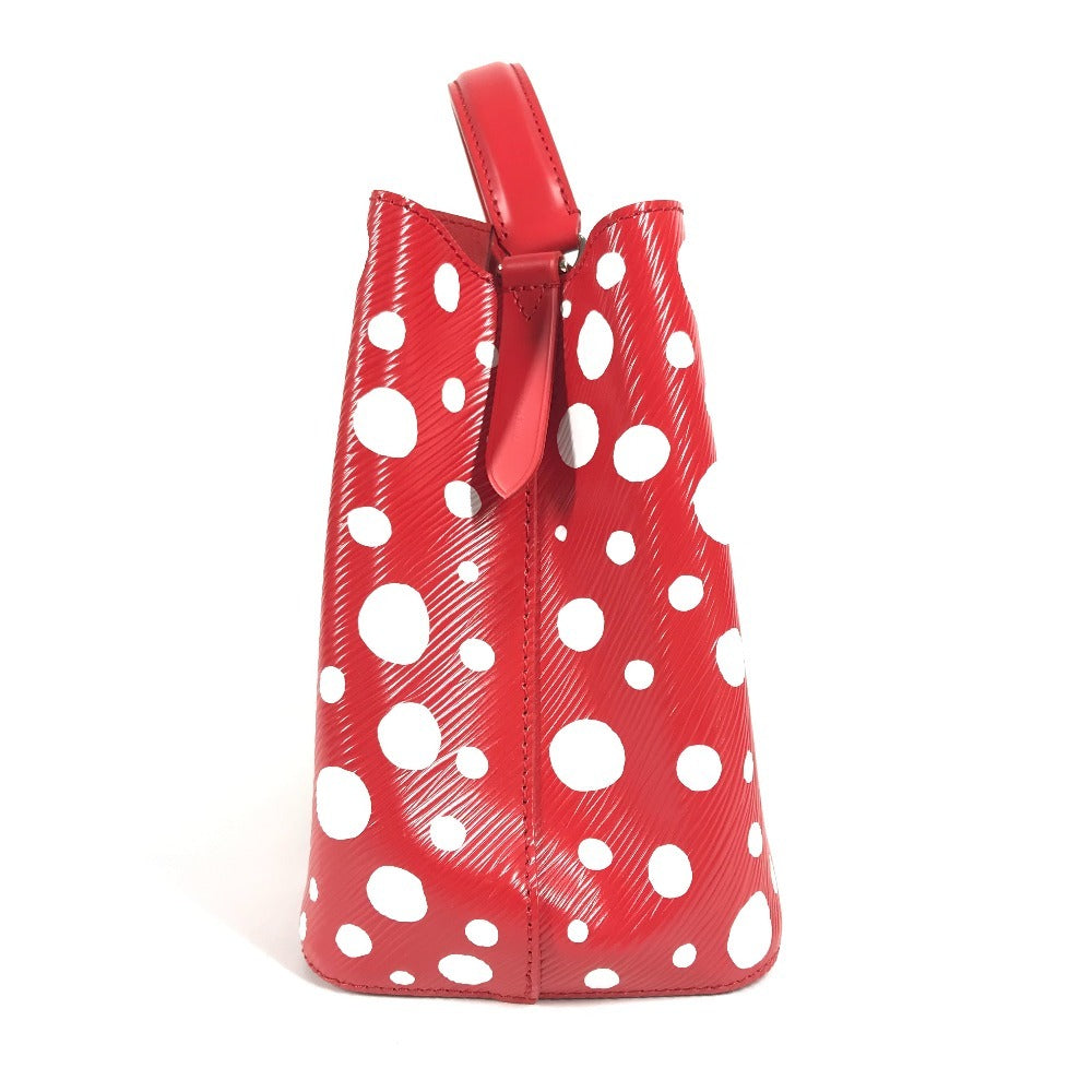 LOUIS VUITTON モノグラムアンプラント LV×YK 草間彌生 ネオノエ 斜め掛け カバン 巾着 2WAYバッグ ハンドバッグ 水玉 ショルダーバッグ モノグラムアンプラントレザー レディース レッド