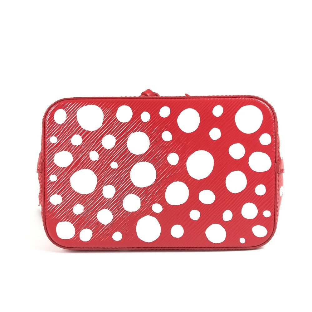 LOUIS VUITTON モノグラムアンプラント LV×YK 草間彌生 ネオノエ 斜め掛け カバン 巾着 2WAYバッグ ハンドバッグ 水玉 ショルダーバッグ モノグラムアンプラントレザー レディース レッド