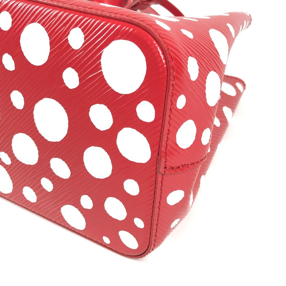 LOUIS VUITTON モノグラムアンプラント LV×YK 草間彌生 ネオノエ 斜め掛け カバン 巾着 2WAYバッグ ハンドバッグ 水玉 ショルダーバッグ モノグラムアンプラントレザー レディース レッド