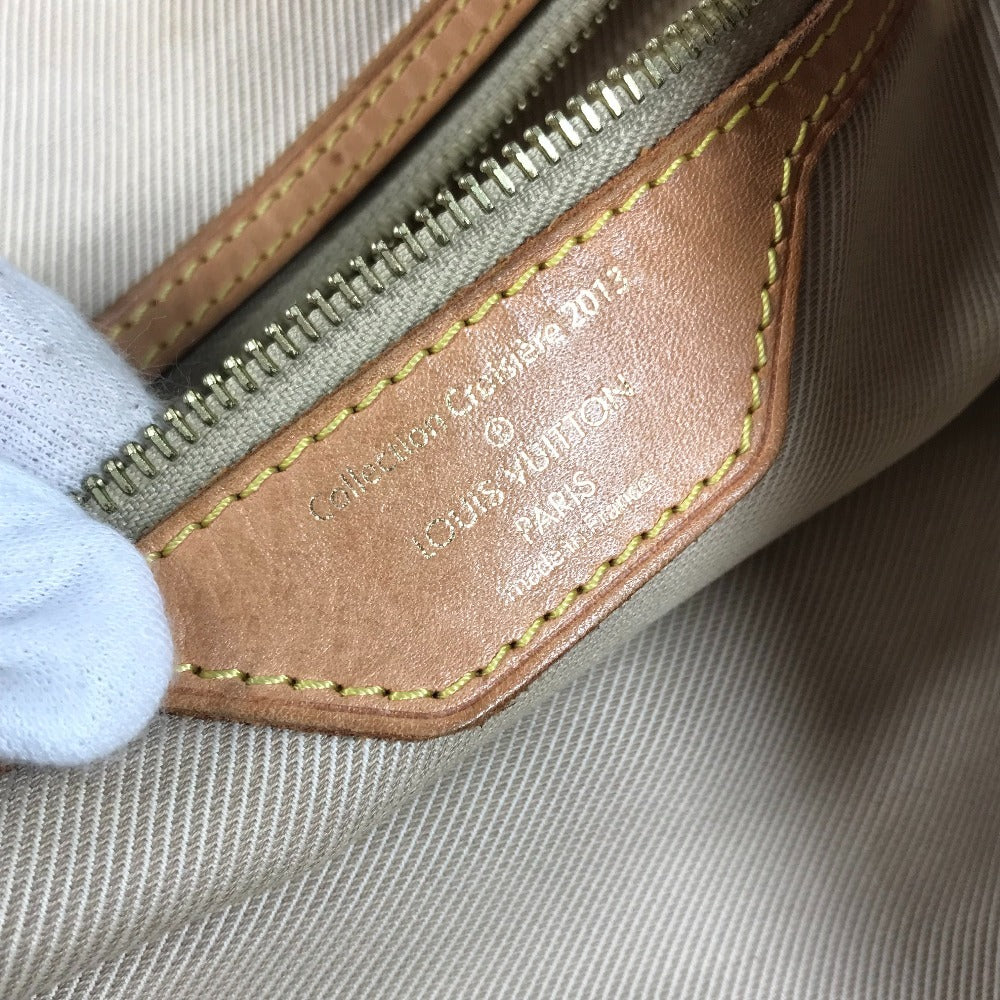 LOUIS VUITTON M40834 モノグラム・ストーン ネヴァーフルMM カバン 肩掛け トートバッグ ショルダーバッグ レザー/キャンバス レディース ローズ ピンク