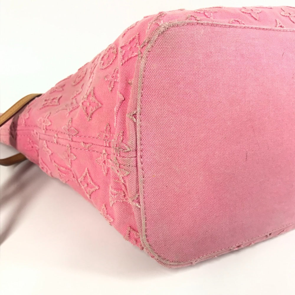 LOUIS VUITTON M40834 モノグラム・ストーン ネヴァーフルMM カバン 肩掛け トートバッグ ショルダーバッグ レザー/キャンバス レディース ローズ ピンク