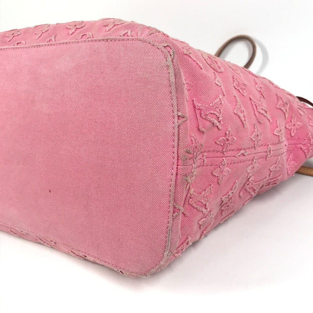 LOUIS VUITTON M40834 モノグラム・ストーン ネヴァーフルMM カバン 肩掛け トートバッグ ショルダーバッグ レザー/キャンバス レディース ローズ ピンク