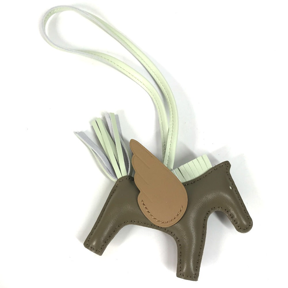 HERMES ペガサスPM ペガサス PM バッグチャーム チャーム アニョーミロ レディース ビズキュイ/エトゥープ ブラウン系