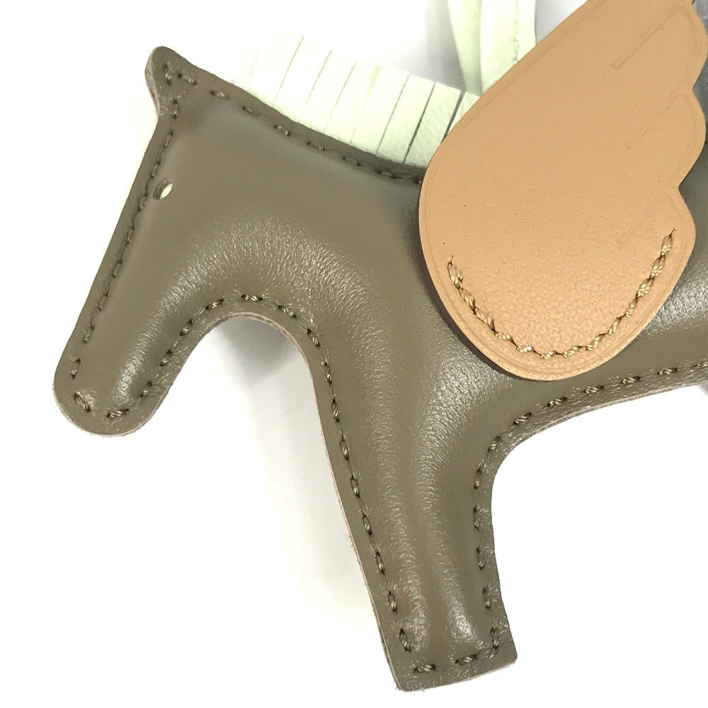 HERMES ペガサスPM ペガサス PM バッグチャーム チャーム アニョーミロ レディース ビズキュイ/エトゥープ ブラウン系