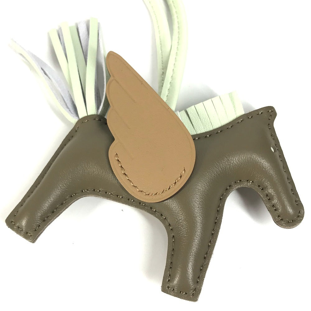 HERMES ペガサスPM ペガサス PM バッグチャーム チャーム アニョーミロ レディース ビズキュイ/エトゥープ ブラウン系